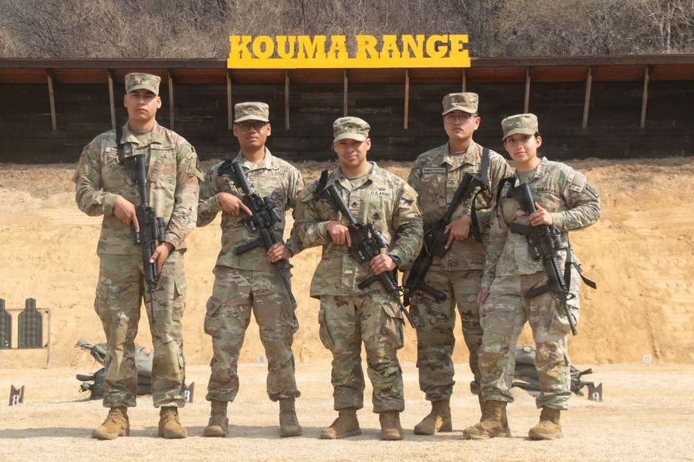 35th Air Defense Artillery Brigade Conducts Weapons Range for Best Squad Competition