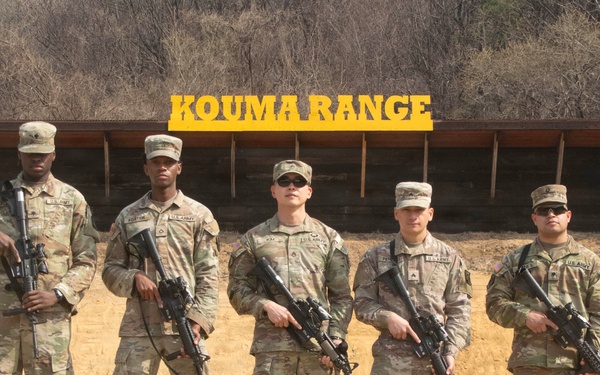 35th Air Defense Artillery Brigade Conducts Weapons Range for Best Squad Competition