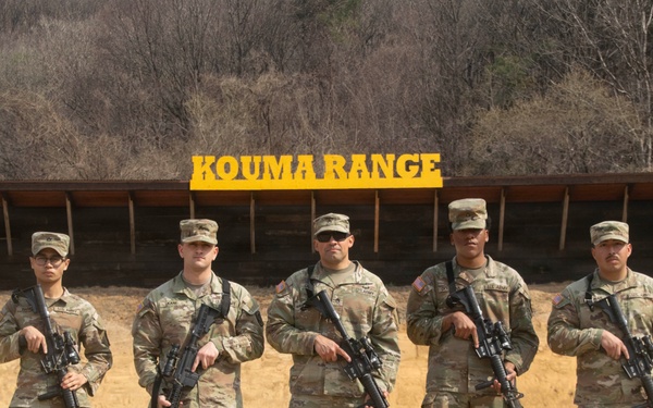 35th Air Defense Artillery Brigade Conducts Weapons Range for Best Squad Competition