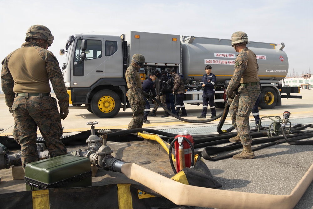 U.S. Marines, ROKAF develop FARP operation skills