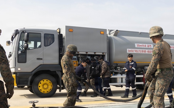 U.S. Marines, ROKAF develop FARP operation skills