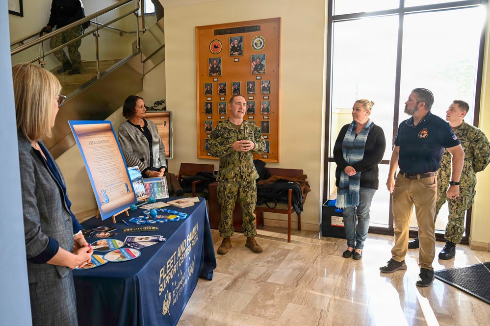 NAVSTA Rota Child Abuse Prevention Month Proclamation Signing