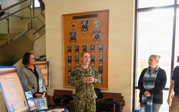 NAVSTA Rota Child Abuse Prevention Month Proclamation Signing