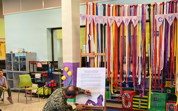 NAVSTA Rota Month of the Military Child Proclamation Signing