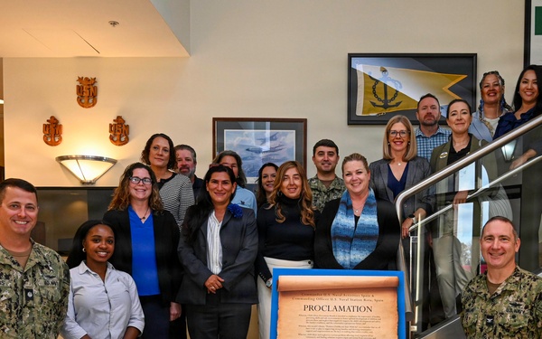 NAVSTA Rota Child Abuse Prevention Month Proclamation Signing