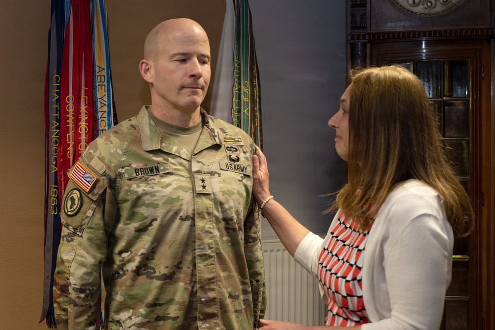 Major General Matthew Brown Promotion Ceremony