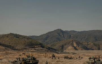 U.S. Marines Rehearse Live Fire Platoon Attacks During KMEP 26.1