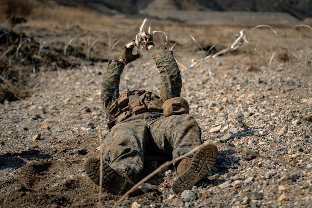U.S. Marines Rehearse Live Fire Platoon Attacks During KMEP 26.1
