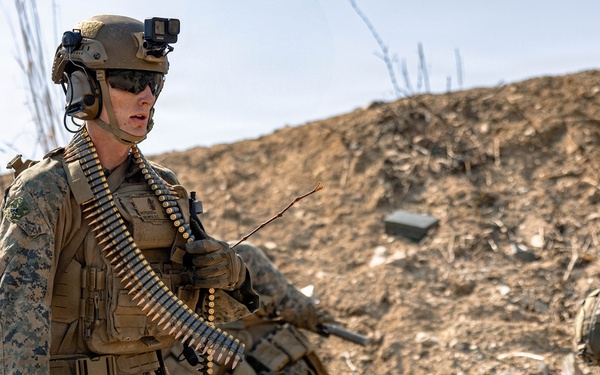 U.S. Marines Rehearse Live Fire Platoon Attacks During KMEP 26.1