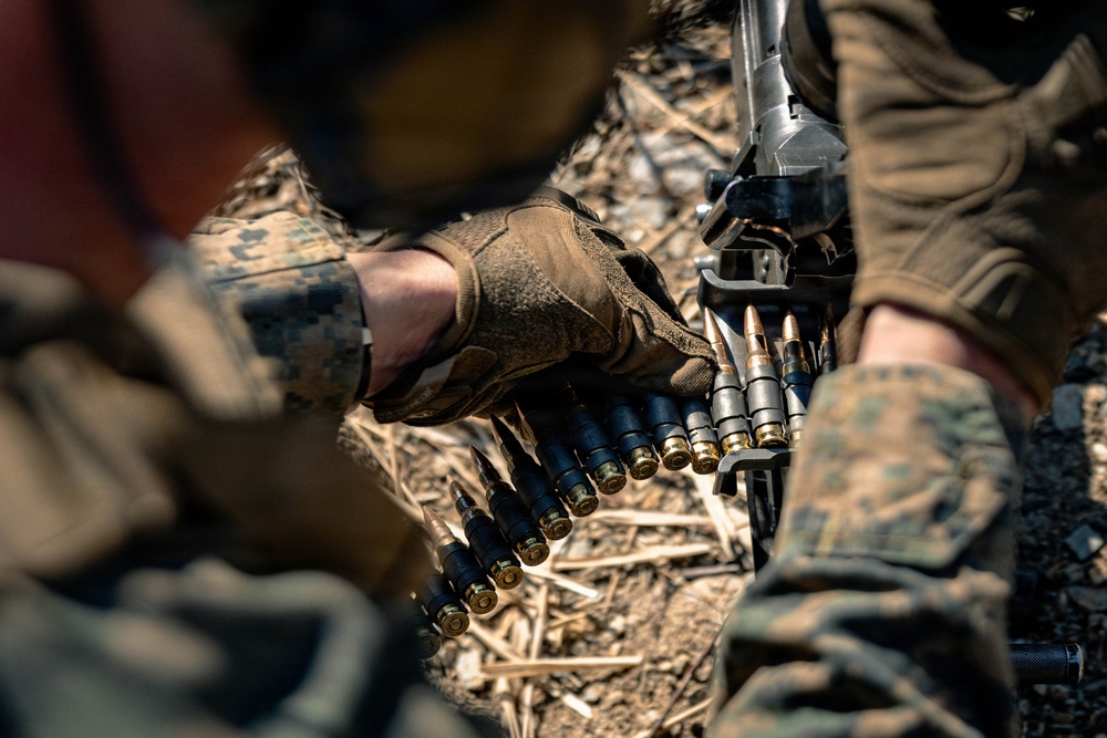 U.S. Marines Rehearse Live Fire Platoon Attacks During KMEP 26.1