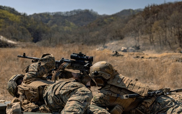 U.S. Marines Rehearse Live Fire Platoon Attacks During KMEP 26.1