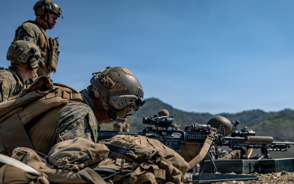 U.S. Marines Rehearse Live Fire Platoon Attacks During KMEP 26.1