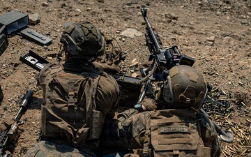 U.S. Marines Rehearse Live Fire Platoon Attacks During KMEP 26.1