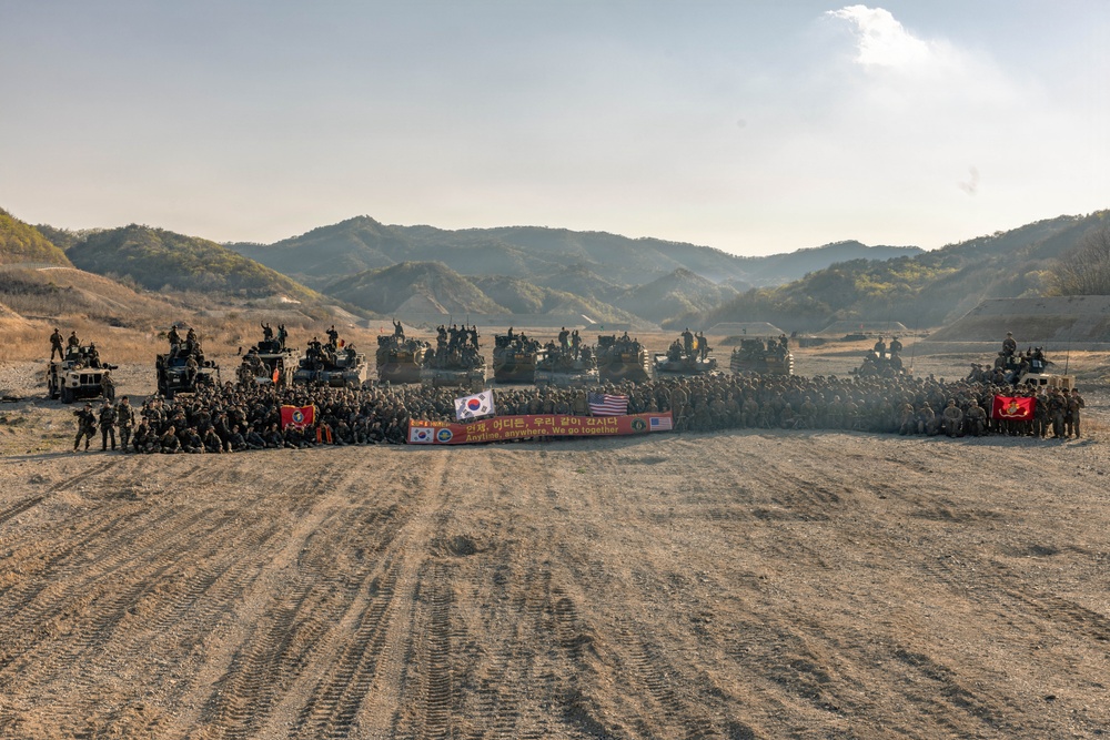 U.S. Marines Rehearse Live Fire Platoon Attacks During KMEP 26.1