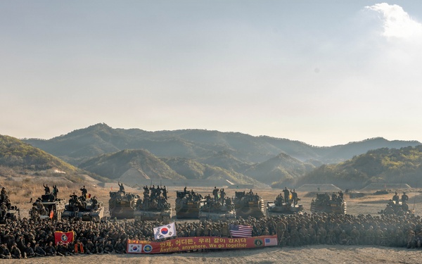 U.S. Marines Rehearse Live Fire Platoon Attacks During KMEP 26.1