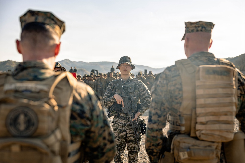U.S. Marines Rehearse Live Fire Platoon Attacks During KMEP 26.1