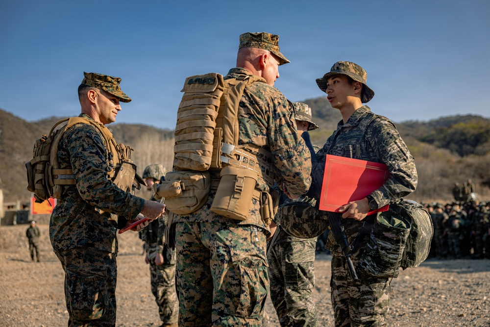 U.S. Marines Rehearse Live Fire Platoon Attacks During KMEP 26.1