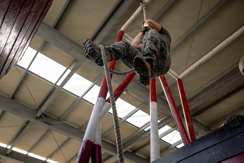 U.S. Marines and ROK Marines Conduct Team Building Exercises During KMEP 26.1