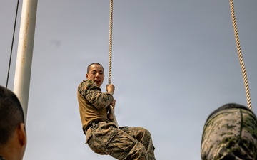 U.S. Marines and ROK Marines Conduct Team Building Exercises During KMEP 26.1