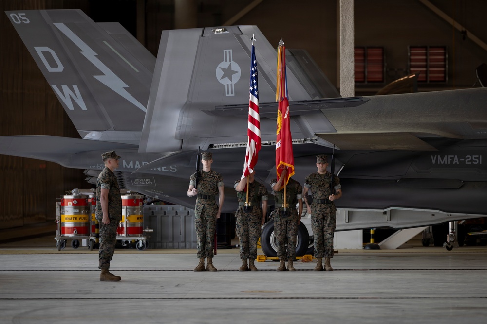 VMFA-251 relief and appointment