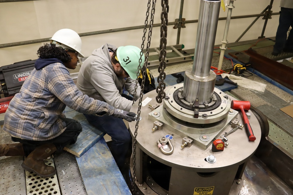 Innovation for CVN 80 Rudder Work