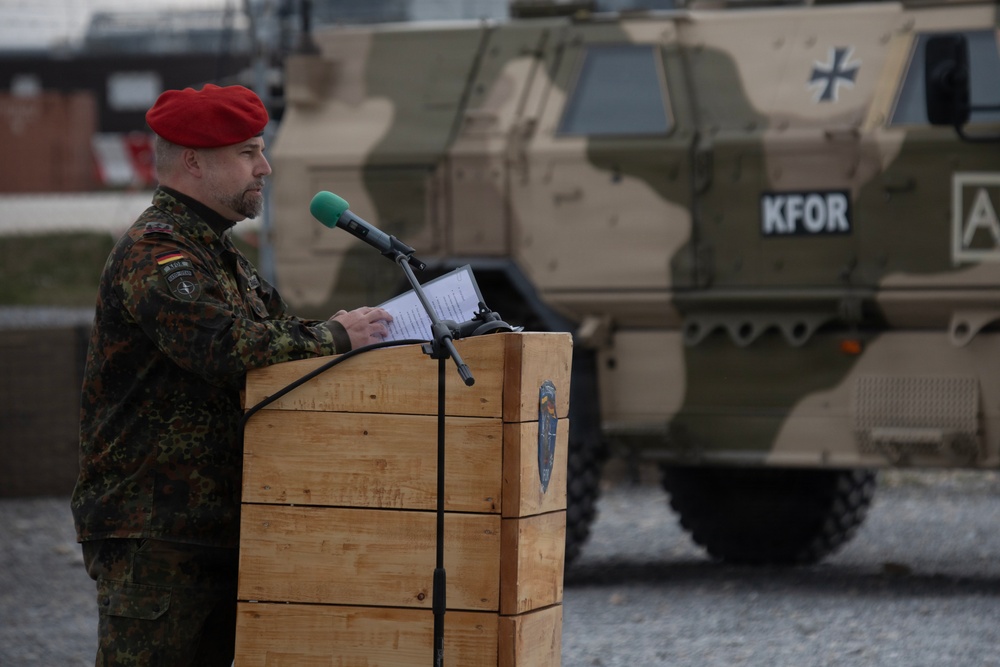 German Armed Forces conduct Transfer of Authority within KFOR's RC-East