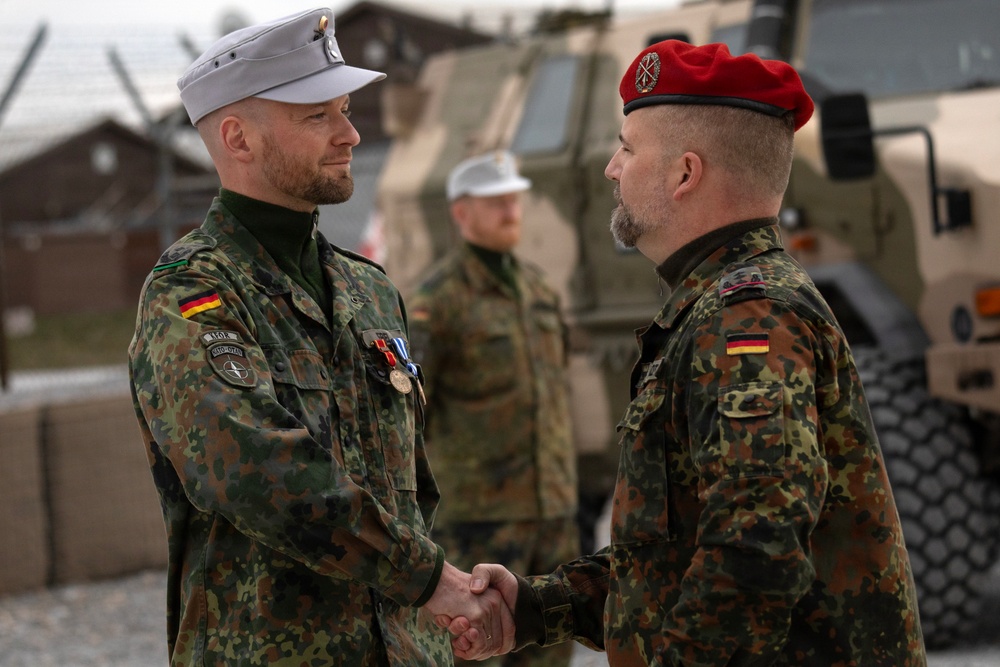 German Armed Forces conduct Transfer of Authority within KFOR's RC-East