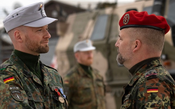 German Armed Forces conduct Transfer of Authority within KFOR's RC-East
