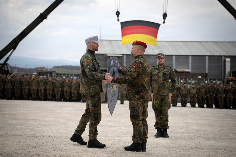 German Armed Forces conduct Transfer of Authority within KFOR's RC-East