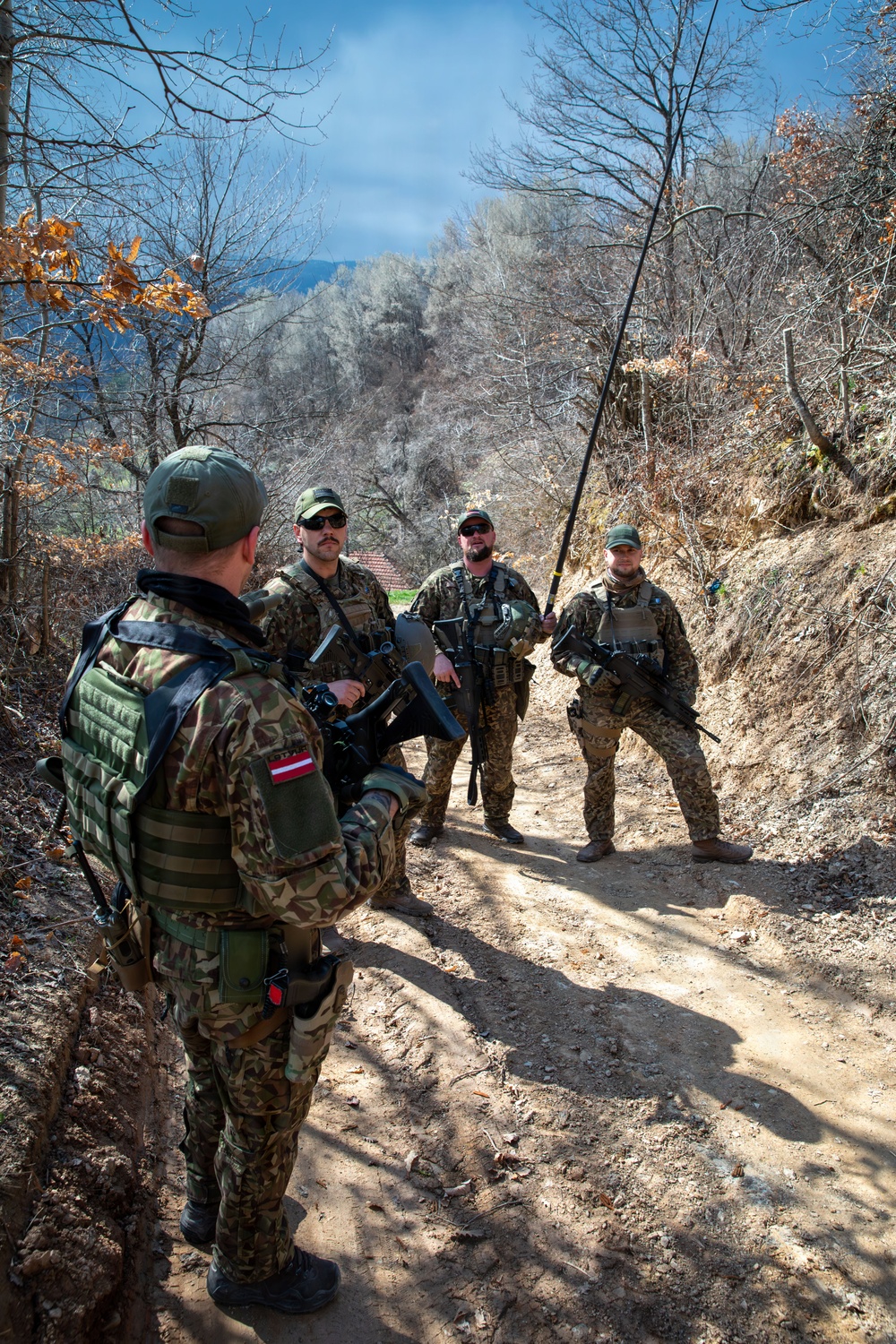 Latvian contingent helps ensure freedom of movement in Kosovo