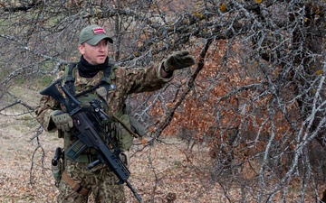 Latvian contingent helps ensure freedom of movement in Kosovo