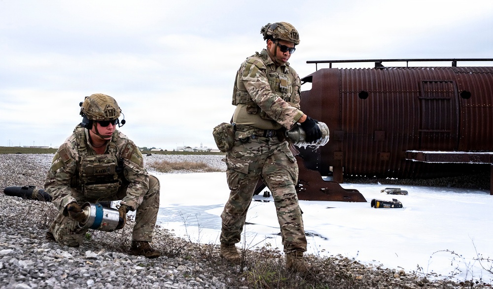 Flames &amp; fuses: fire, EOD in action