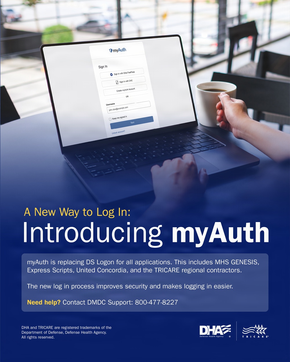 Social Media Graphic: Introducing myAuth