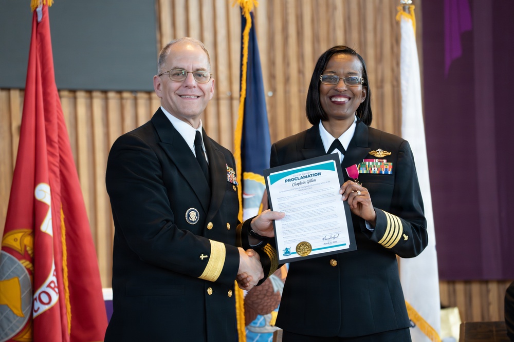 U.S. Navy Chaplain Retires After 34 Years of Service