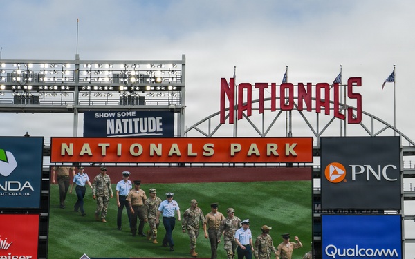 Team Andrews supports Washington Nationals opening day