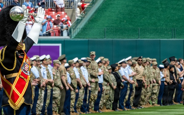 Team Andrews supports Washington Nationals opening day