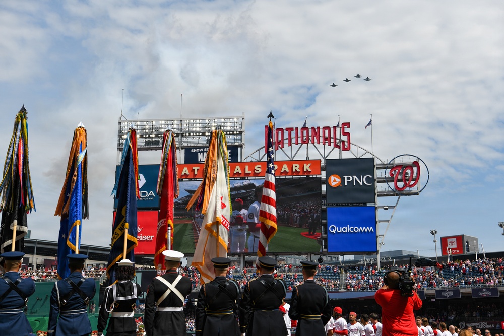 Team Andrews supports Washington Nationals opening day