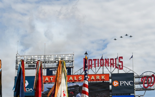 Team Andrews supports Washington Nationals opening day