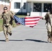 U.S. Soldiers and NATO Forward Land Forces Battle Group-Poland ruck march side-by-side