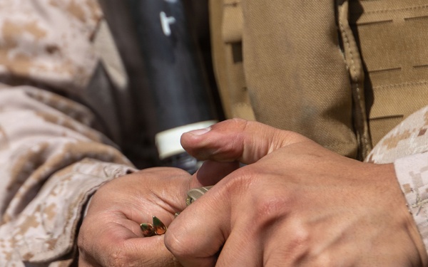 CLR-1 Marines participate in rifle qualification tables 3-6 range