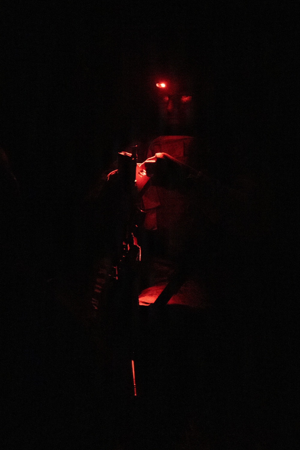 CLR-1 Marines participate in rifle qualification tables 3-6 range