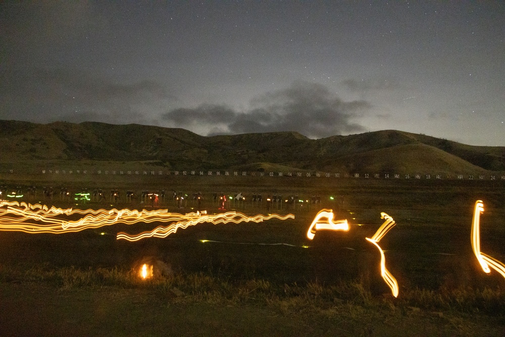 CLR-1 Marines participate in rifle qualification tables 3-6 range