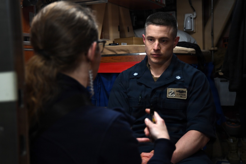 Delaware Transits Arctic Ocean