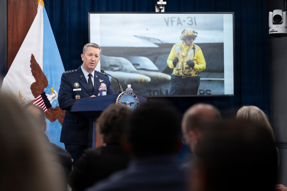 SW, CJCS Conduct Pentagon Press Briefing