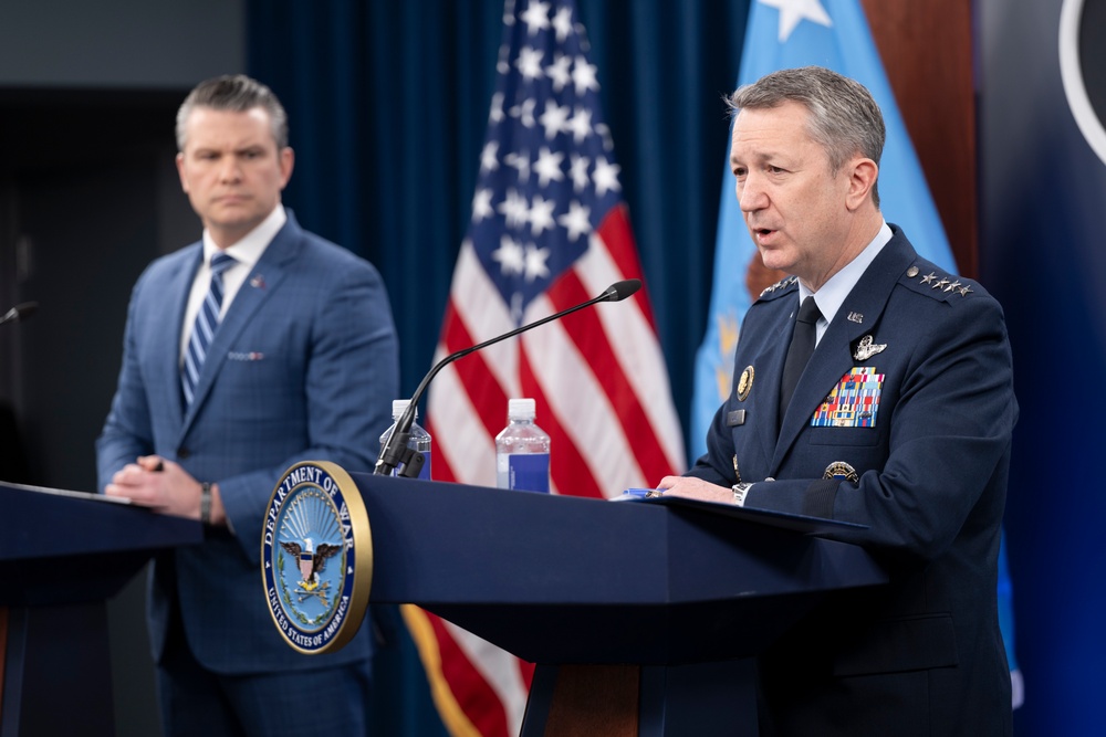 SW, CJCS Conduct Pentagon Press Briefing
