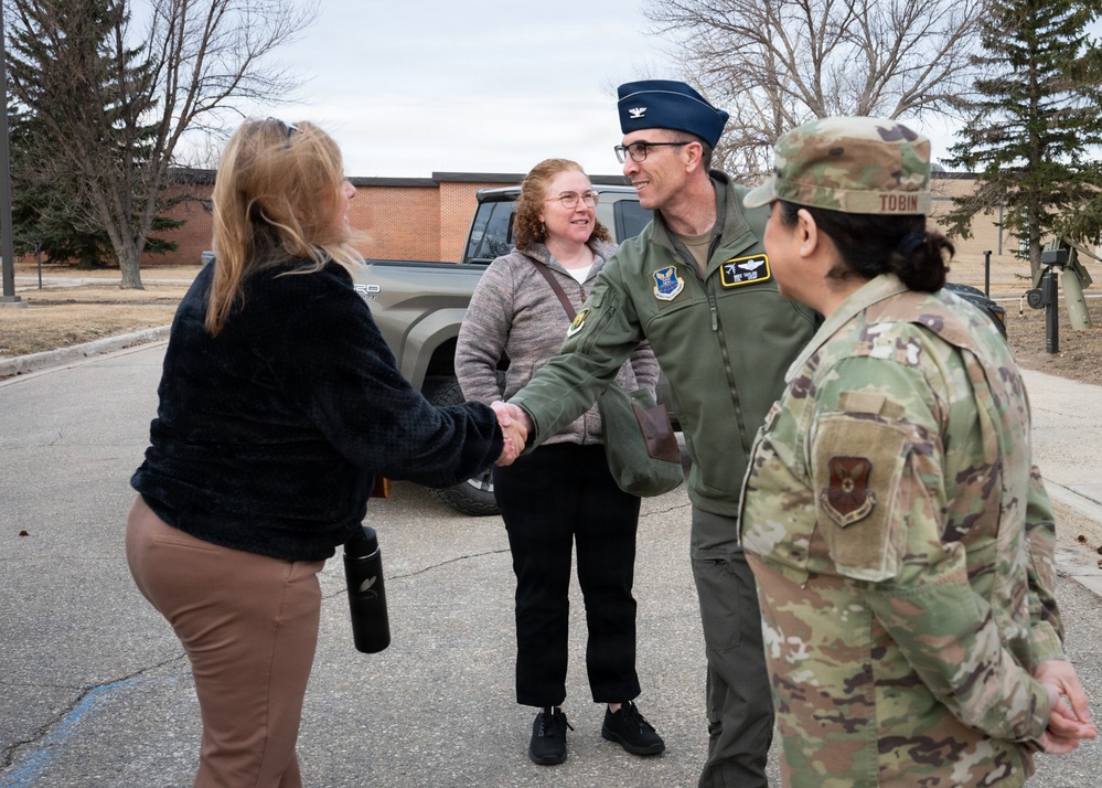 House Armed Services Committee professional staff members visit Minot Air Force Base