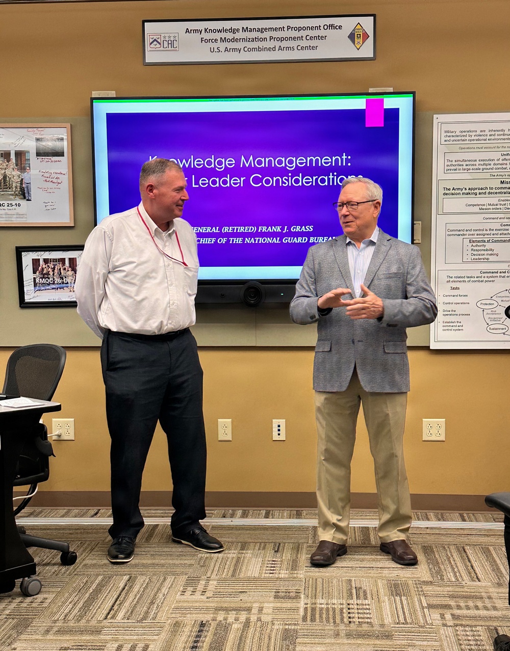 Former KM instructor honored for dedication, service