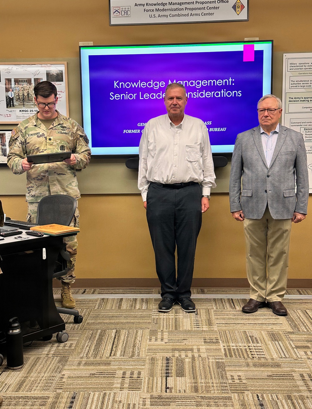 Former KM instructor honored for dedication, service