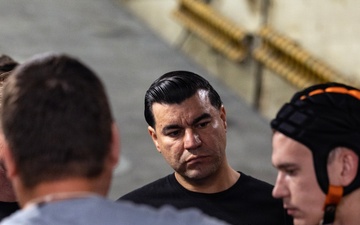 U.S. Navy medical personnel and NASA engineers prepare for Artemis II crew recovery