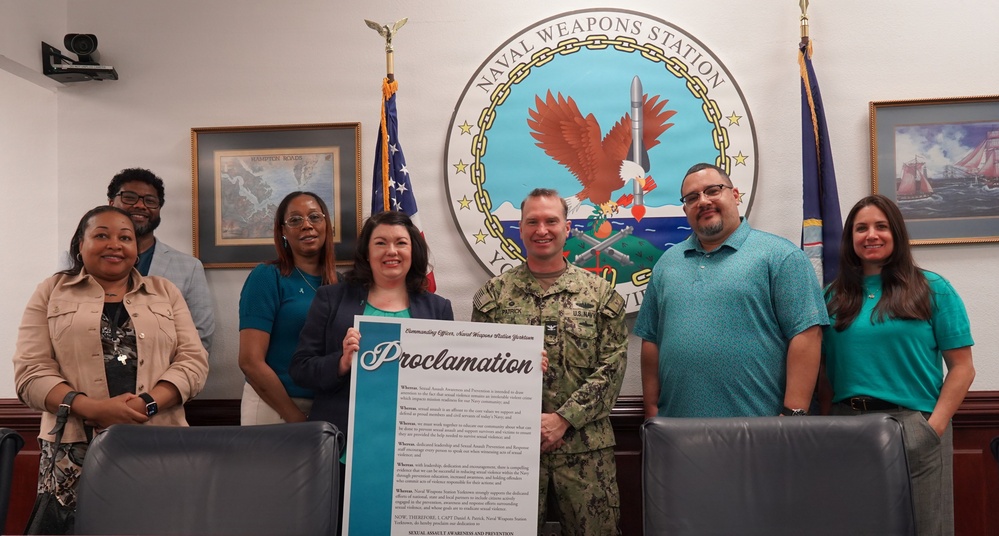 A United Front: Installation leadership and Fleet &amp; Family Support Center kick off a Month of Awareness at Weapons Station Yorktown